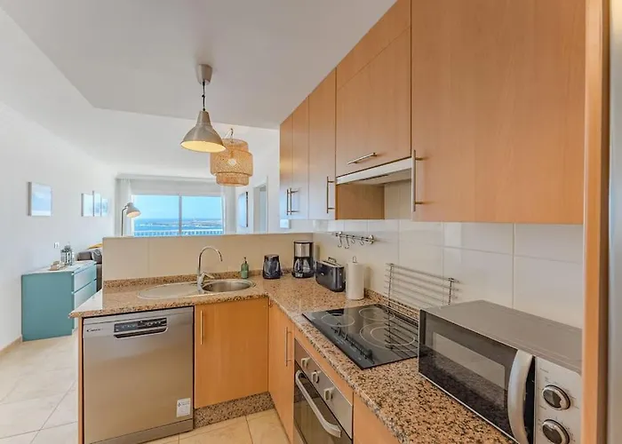 Apartment Balcony With Perfect Sea View, Pool, Wi-fi Poris de Abona